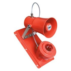 MEDC- Explosion Proof Horn Strobe, Clear Lens and Red Finish
