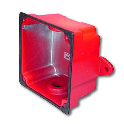 Amseco BBX-4 Weatherproof Gasketed Back Box RED 