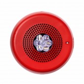 Wheelock ELUXA ELFHSRC-N Low Frequency Ceiling Fire Alarm Horn Strobe (No lettering) 24VEATON