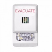 Wheelock ELUXA ELHSW-EV White Wall Fire Alarm Horn Strobe (EVACUATE Lettering) 24V