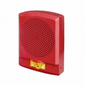Wheelock Fire Alarm Speaker Strobe Light (High Fidelity, No lettering, Amber Strobe Light) 25V / 70V LSPSTR3-NA Exceder side view