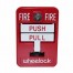 Wheelock Fire Alarm Pull Station (Push/Pull, Outdoor) MPS-200